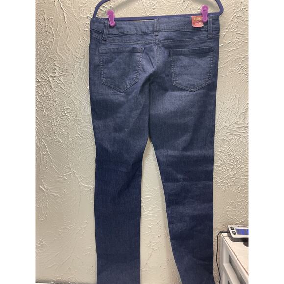 MOSSIMO Skinny Jegging‎ Stretch Low Rise Dark Wash Jeans Size 13 - Picture 3 of 6